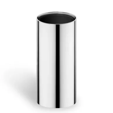 Decor Walther Mikado Стакан настольный, цвет: хром/черный 0523300 0