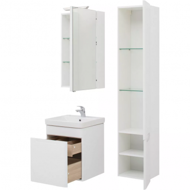 Тумба для ванной Aquanet София 50 белый 6