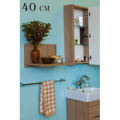 Тумба для ванной Sanflor Ларго 40 (вяз швейцарский) 6