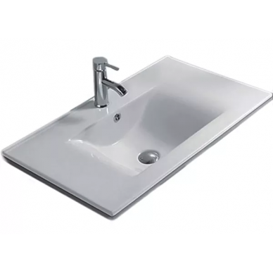 Раковина встраиваемая CeramaLux N (JY-807-120) (121,5 см) 0