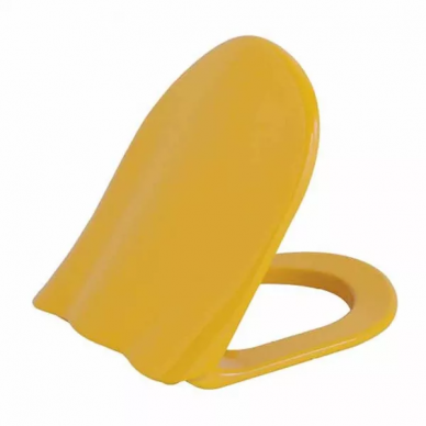 Крышка-сиденье детское Creavit Ducky (KC1003.01.1200E) микролифт, оранжевый 0