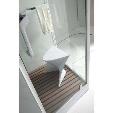 Душевая кабина Orans Diamond (SR-89105RS White) (120х90) правая 6