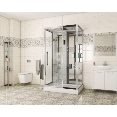 Душевая кабина Niagara Lux (NG-7713WR) 120х82х215, серебро, правая 5
