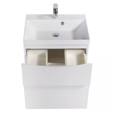 Тумба для ванной BelBagno Marino (MARINO-H60-600-2C-SO-BL-P) 60 см, Bianco Lucido 6