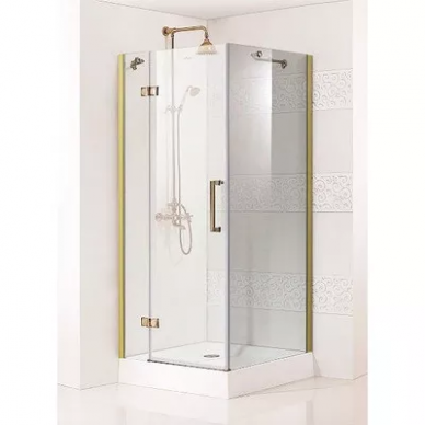 Боковая стенка Cezares Magic (MAGIC-40-FIX-C-Br-L) 40x195 см, левая, бронза 1
