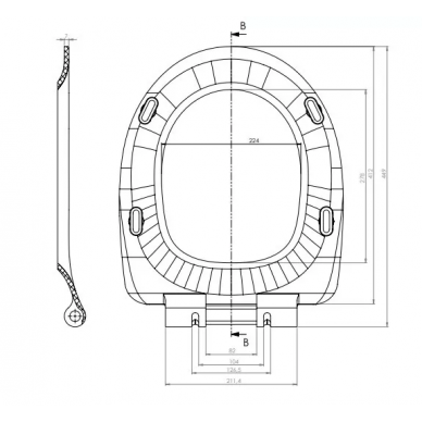 Крышка-сиденье Cersanit Delfi (S-DS-DELFI-S-DL-t) 2