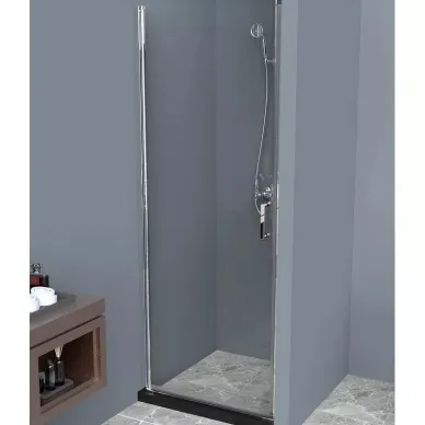 Душевая дверь BelBagno Uno 85 (UNO-B-1-85-C-Cr) профиль хром/стекло прозрачное 0