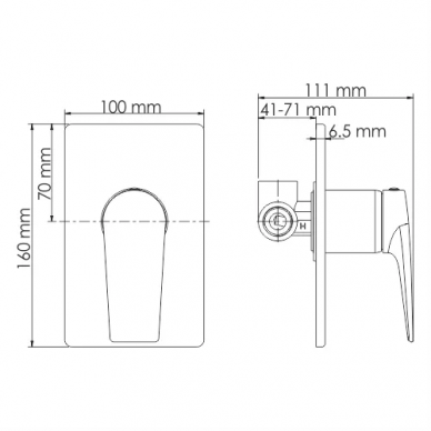Гигиенический набор Wasserkraft Aisch (A55094) матовое золото 5