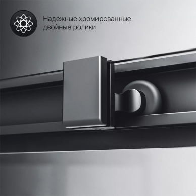 Душевой уголок Am.Pm Gem S (W93G-403-090BT) (90х90) (профиль черный матовый, стекло прозрачное) 6
