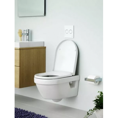 Чаша подвесного унитаза Gustavsberg Hygienic Flush (5G84HR01) с микролифтом 2