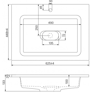Тумба для ванной Iddis Esper (ESP60W0i95K) 60 см, подвесная, с раковинной, с ящиком, белая 5