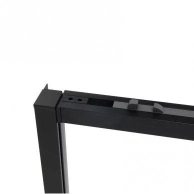 Душевой уголок Vincea Slim Soft (VSR-1SS8013CLB) 130х80х200 см, профиль черный/стекло прозрачное 4