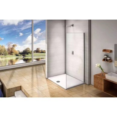 Боковая стенка Good Door Orion SP-90-C-CH (90 см) профиль хром/стекло прозрачное 0