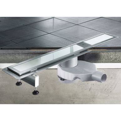 Душевой лоток Viega Advantix Basic (655099) (800 мм) в комплекте с сифоном и ножками 2