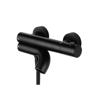 Смеситель для ванны Wonzon & Woghand Loop WW-311-00-508 термостатический, чёрный матовый 1