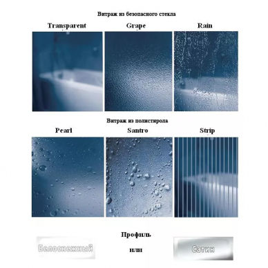 Душевая дверь Ravak Blix BLDP4 (0YVS0C00Z1) (160 см) профиль блестящий стекло прозрачное 6