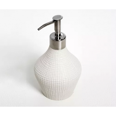 Дозатор для жидкого мыла Wasserkraft Dinkel K-4600 (K-4699) (фарфоровый) белый 1