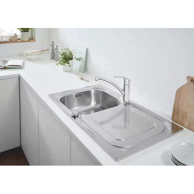 Мойка кухонная Grohe K300 (31565SD0) со смесителем 1