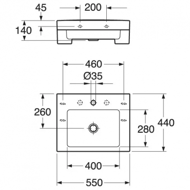 Раковина Gustavsberg ARTic (GB1145500101) (55 см) 1