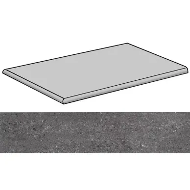 Vulcania Domotec Negro Satin.Ang 29.75x59.55 0