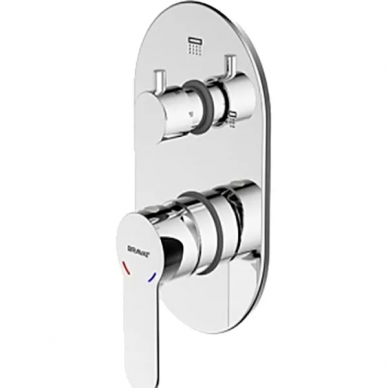 Смеситель для душа Bravat New Mооn (P69191C-RUS) 2-функц 0