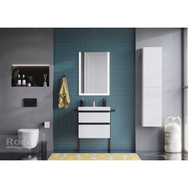 Тумба для ванной Roca Domi (857532806) (60 cм) белый глянцевый 7