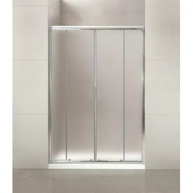Душевая дверь BelBagno Uno (UNO-195-BF-2-180-P-Cr) 180x195 см, стекло рифленое/профиль хром 5