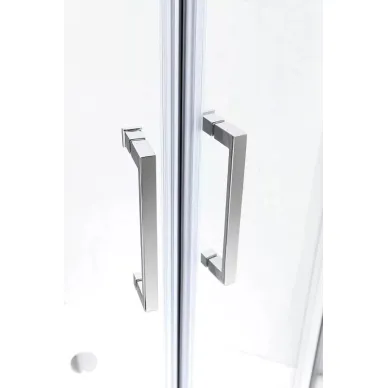 Душевой уголок Cezares Molveno (MOLVENO-RH-2-110/80-P-Cr) 110x80 см, профиль хром/стекло рифленое 3