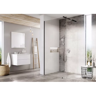 Душевая перегородка Ravak Walk-In  Wall 90 (GW9W70300Z1) профиль черный/стекло Transparent 5