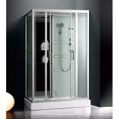 Душевая кабина Frank F507 (998876) с баней 170х85 см 19