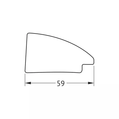 Зеркало Evoform Octagon (BY 7427) (70 см) (брашированное серебро) 3