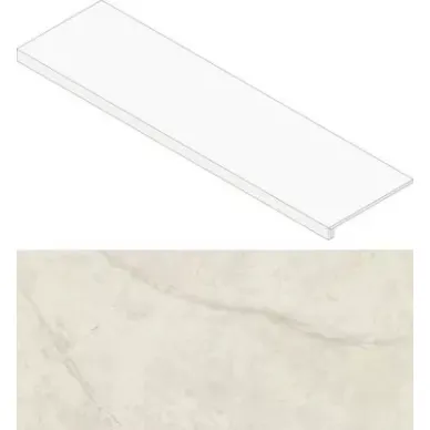 AGIW Marvel Calacatta Perla Scalino 150 Silk 37,5x150 0