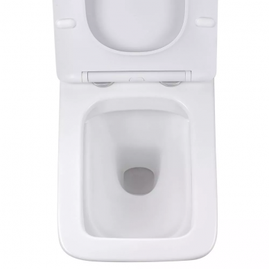 Унитаз подвесной Vincea Q-Line (VT1-12) безободковый, цвет белый, ультратонкое soft close сиденье 6