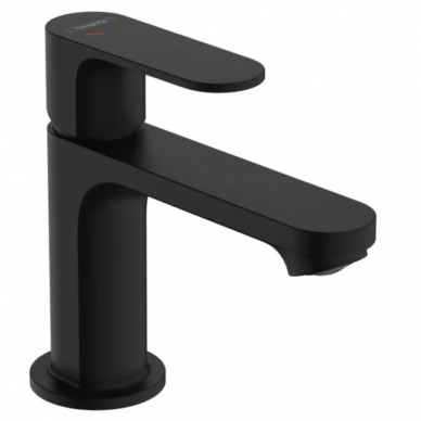Смеситель для раковины Hansgrohe Rebris S 80 CoolStart (72586670) матовый черный 0