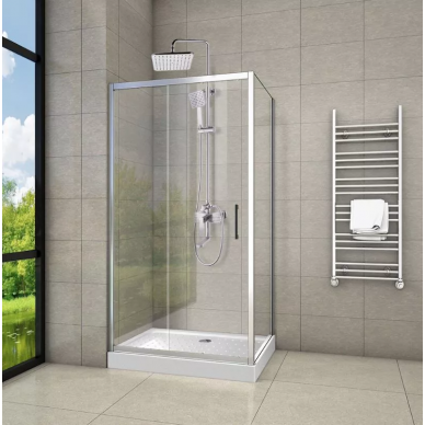 Душевой уголок Cerutti SPA Gloria (GLORIA120) (120х80) без поддона 6