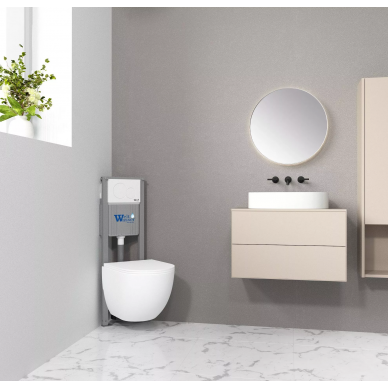 Инсталляция для подвесного унитаза Welt Wasser Amberg 350 ST с кнопкой RD-BL чёрная матовая 5