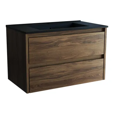 Тумба для ванной Vincea Gio VMC-2G800CO 81x46 см, подвесная, C.Oak 2
