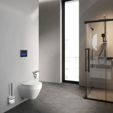 Унитаз подвесной Am.Pm Spirit V2.0 C701900SC безободковый, с микролифтом, белый 7