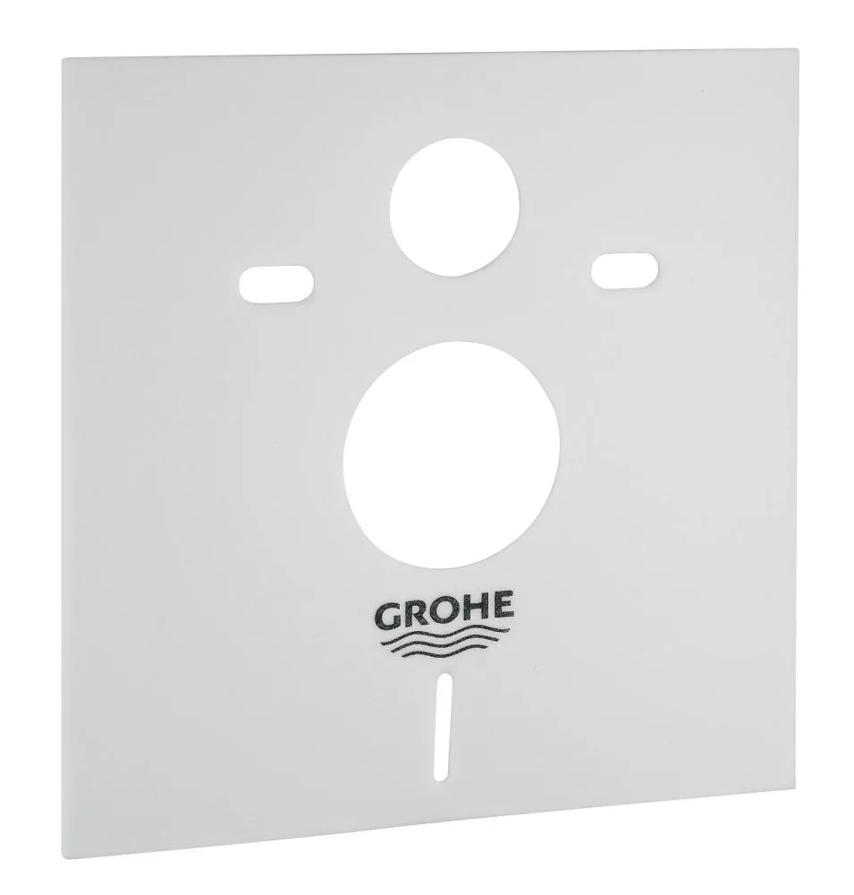 Прокладка под унитаз между плиткой. Прокладка для унитаза инсталляции Grohe. Звукоизоляционный комплект для инсталляций Grohe. Звукоизоляционный комплект для унитаза, 37131000. Шумоизоляционная прокладка для инсталляции Grohe