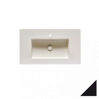 Раковина Cezares Molveno 46 (ENCIM.INTEGRA_80_S/F_SLATE_NEGRO) (80.3 см) черная 0