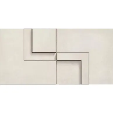 60483 Mosaico 3D White 12,5x25 0