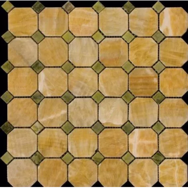 7M073+7M068-BP мозаика Оникс+Мрамор 50x50+15x15 305х305 0