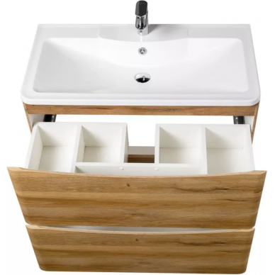 Тумба для ванной Belbagno Aqua (ACQUA-800-2C-PIA-RR) (80 см) напольная, Rovere Rustico 7
