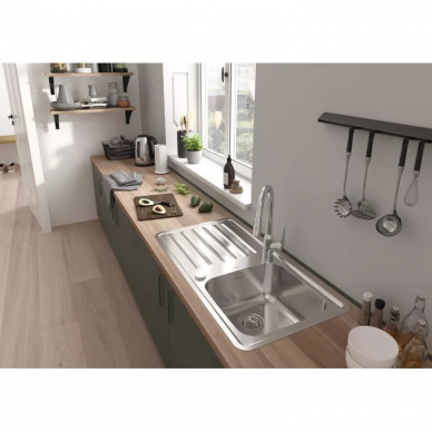 Смеситель для кухни Hansgrohe  Focus M42 (71800000) с вытяжным изливом 6