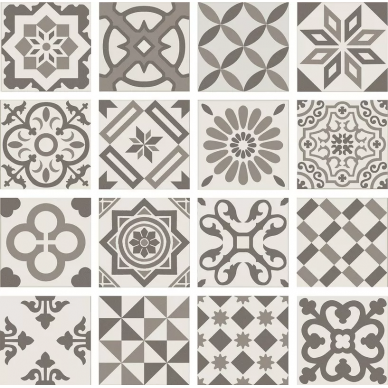 PT01951 ANTIGUA DECOR GRIS 20X20 0
