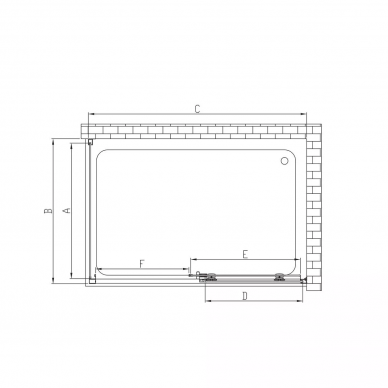 Душевой уголок Vincea Soft (VSR-3SO9012CLB) 120х90х195 см, профиль черный/стекло прозрачное 3