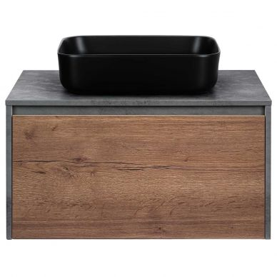 Тумба для ванной Vincea Mesa 800 (VMC-2MS800TB) (80 см) (t.oak+beton) 8