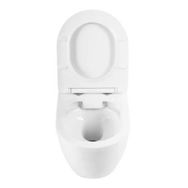 Чаша подвесного унитаза BelBagno Loto (BB070CHR/SC), безободковый, с микролифтом 5