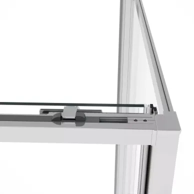 Душевой уголок Vincea Slim Soft (VSR-1SS9013CL) 130x90х200 см, профиль хром/стекло прозрачное 1