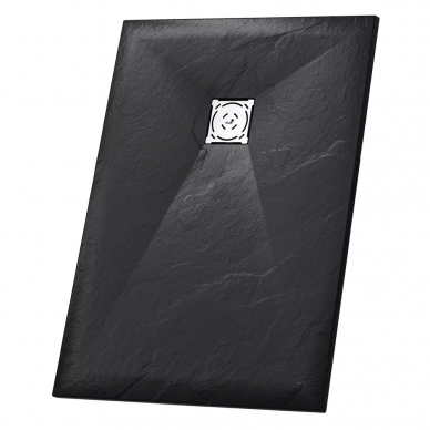 Поддон для душа RGW Stone Tray ST-0108B (16152811-04) 80х110х2,5 см, черный 0